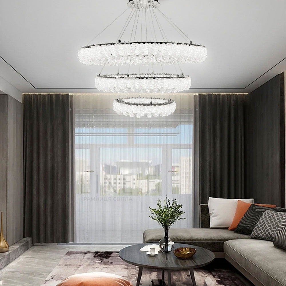 Хрустальная потолочная люстра